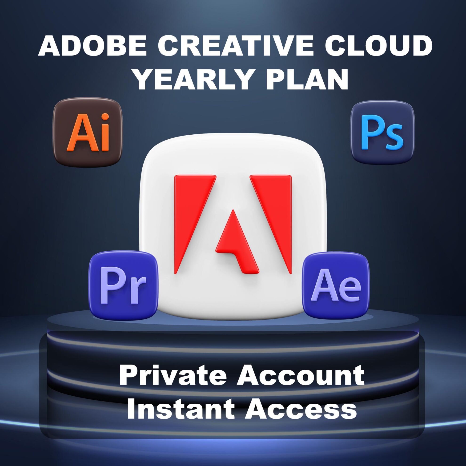 Adobe Creative Cloud – Private Access – Yearly – GFXToolz